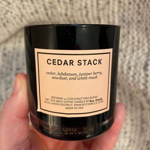 Boy Smells Cedar Stack Candle